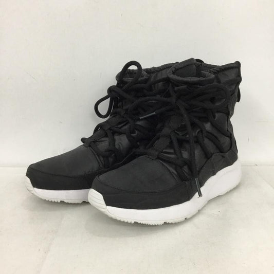 ナイキ NIKE スニーカー スニーカー AO00355-001 WMNS NIKE TANJUN HIGH RISE 23cm 23.0cm ロゴ、文字 黒 / ブラック / black レディース USED 古着 中古 10152753