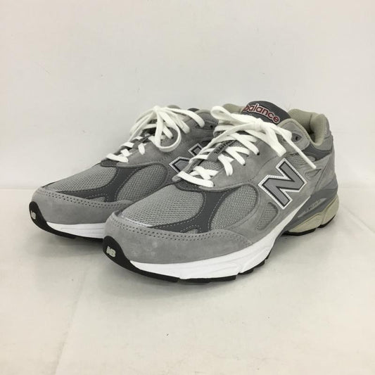 ニューバランス New Balance スニーカー スニーカー M990 GY3 MADE IN USA USA製 27cm 27.0cm ロゴ、文字 灰 / グレー / gray メンズ USED 古着 中古 10152754