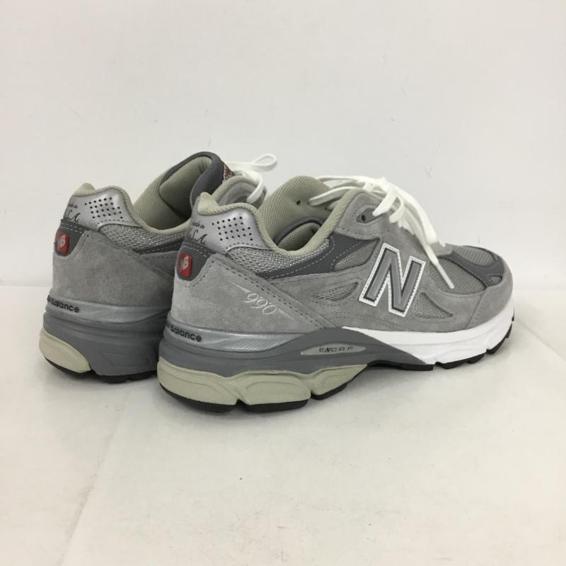 ニューバランス New Balance スニーカー スニーカー M990 GY3 MADE IN USA USA製 27cm 27.0cm ロゴ、文字 灰 / グレー / gray メンズ USED 古着 中古 10152754