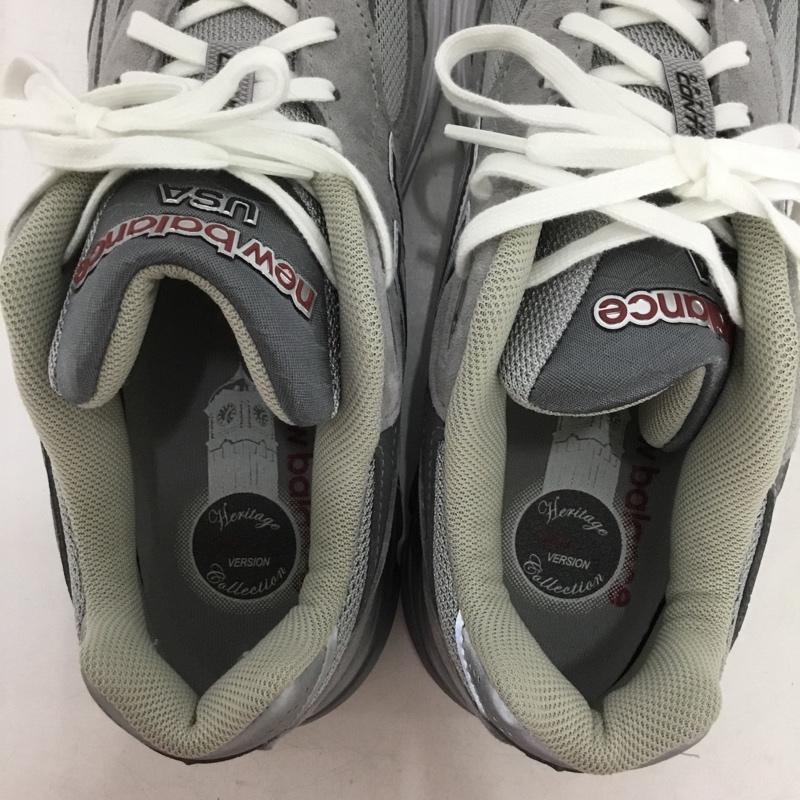 ニューバランス New Balance スニーカー スニーカー M990 GY3 MADE IN USA USA製 27cm 27.0cm ロゴ、文字 灰 / グレー / gray メンズ USED 古着 中古 10152754