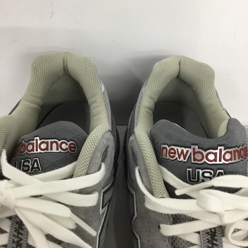 ニューバランス New Balance スニーカー スニーカー M990 GY3 MADE IN USA USA製 27cm 27.0cm ロゴ、文字 灰 / グレー / gray メンズ USED 古着 中古 10152754