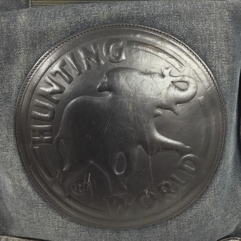 ハンティングワールド Hunting World トートバッグ トートバッグ デニムバッグ ロゴ、文字 青 / ブルー / blue メンズ USED 古着 中古 10152764