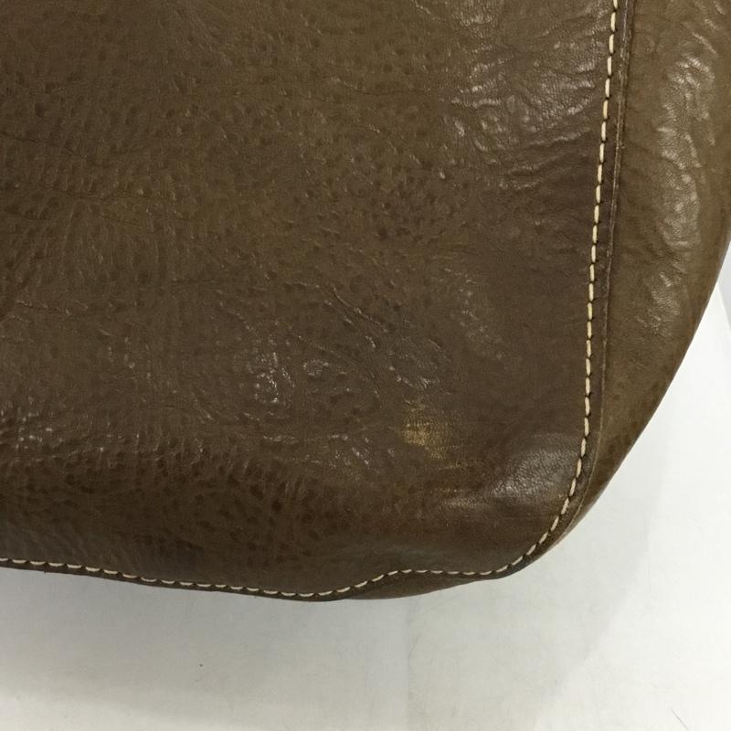 ゲンテン genten トートバッグ トートバッグ レザー 工具ロゴ ロゴ、文字 茶 / ブラウン / brown レディース USED 古着 中古 10152765