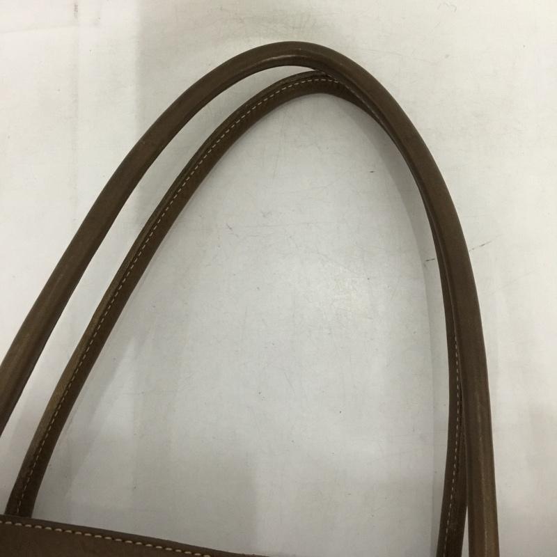 ゲンテン genten トートバッグ トートバッグ レザー 工具ロゴ ロゴ、文字 茶 / ブラウン / brown レディース USED 古着 中古 10152765