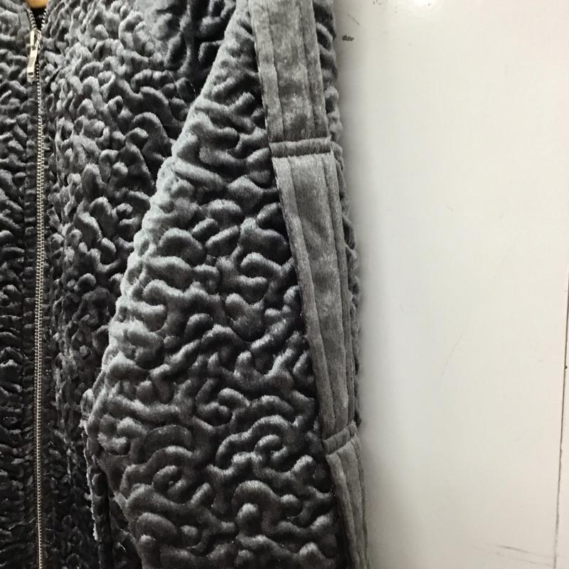 ゲス Guess ジャケット、上着 ジャンパー、ブルゾン ジップアップジャケット アウター ノーカラージャケット XS 無地 灰 / グレー / gray レディース USED 古着 中古 10152767