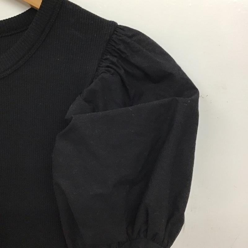 ザラ ZARA ワンピース ミニスカート 半袖ロングワンピース タイトスカート S 無地 黒 / ブラック / black レディース USED 古着 中古 10152768