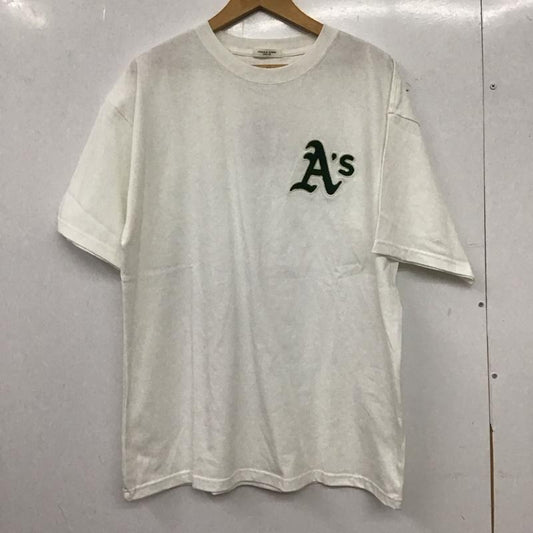 フリークスストア FREAK S STORE Tシャツ 半袖 半袖カットソー プリントTシャツ クルーネックカットソー FREE ロゴ、文字 白 / ホワイト / white レディース USED 古着 中古 10152771