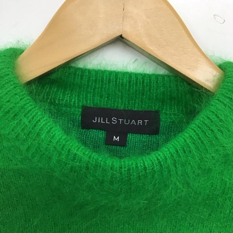 ジルスチュアート JILLSTUART ニット、セーター 長袖 長袖ニットカットソー クルーネック セーター M 無地 緑 / グリーン / green レディース USED 古着 中古 10152772
