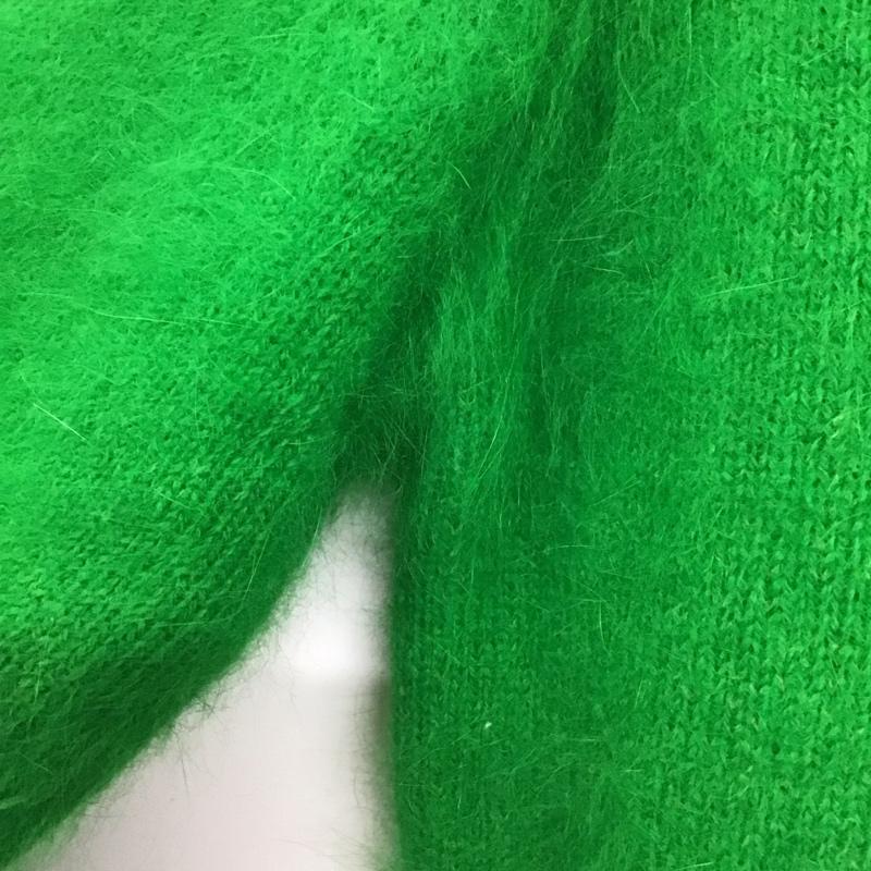 ジルスチュアート JILLSTUART ニット、セーター 長袖 長袖ニットカットソー クルーネック セーター M 無地 緑 / グリーン / green レディース USED 古着 中古 10152772