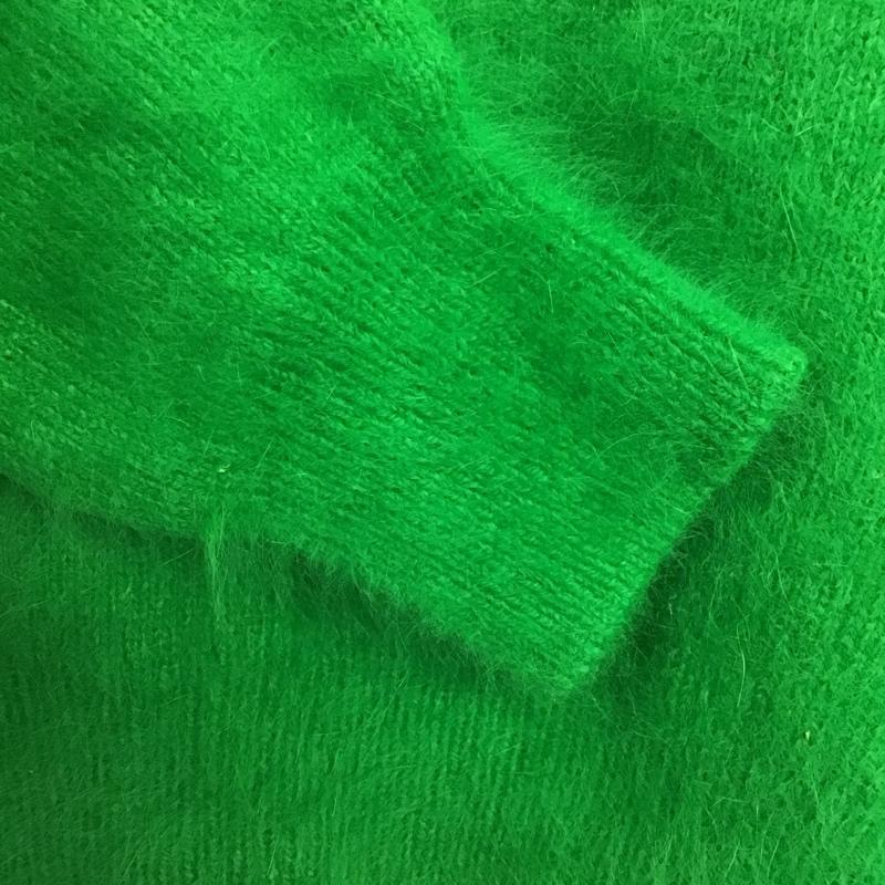 ジルスチュアート JILLSTUART ニット、セーター 長袖 長袖ニットカットソー クルーネック セーター M 無地 緑 / グリーン / green レディース USED 古着 中古 10152772
