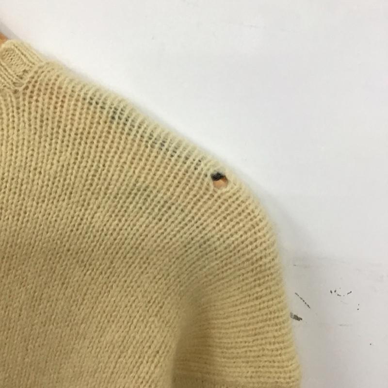 ポロバイラルフローレン Polo by RALPH LAUREN ニット、セーター 長袖 長袖ニットカットソー クルーネック セーター S ロゴ、文字 アイボリー / アイボリー / レディース USED 古着 中古 10152776