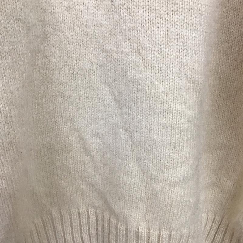 ポロバイラルフローレン Polo by RALPH LAUREN ニット、セーター 長袖 長袖ニットカットソー クルーネック セーター S ロゴ、文字 アイボリー / アイボリー / レディース USED 古着 中古 10152776