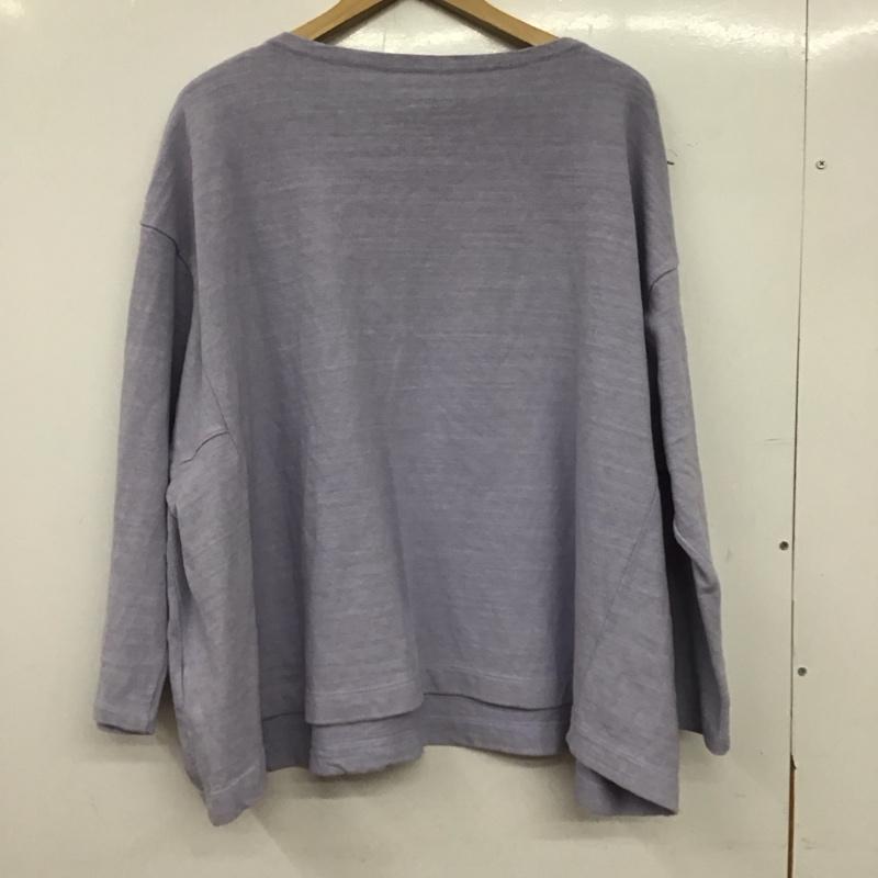 ネストローブ nest Robe カットソー 長袖 長袖カットソー 無地カットソー ワイドネック FREE 無地 紫 / パープル / purple レディース USED 古着 中古 10152777