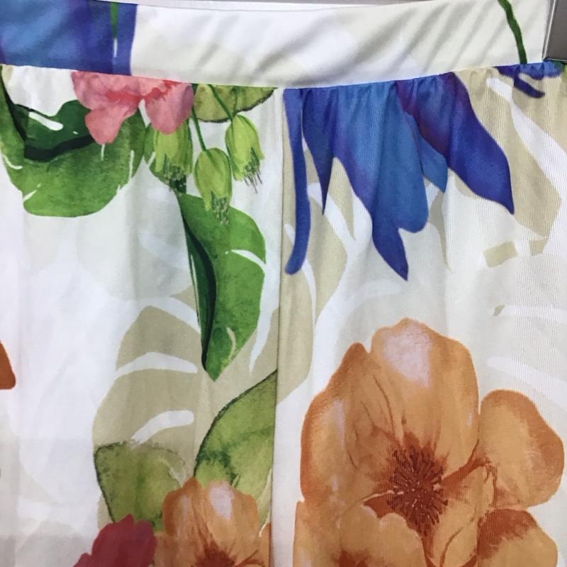ザラ ZARA パンツ ワークパンツ、ペインターパンツ ワイドパンツ カジュアルパンツ ワークパンツ M プリント マルチカラー / マルチカラー / multicolor レディース USED 古着 中古 10152779
