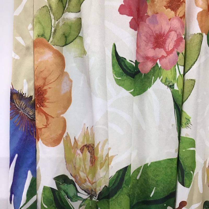 ザラ ZARA パンツ ワークパンツ、ペインターパンツ ワイドパンツ カジュアルパンツ ワークパンツ M プリント マルチカラー / マルチカラー / multicolor レディース USED 古着 中古 10152779