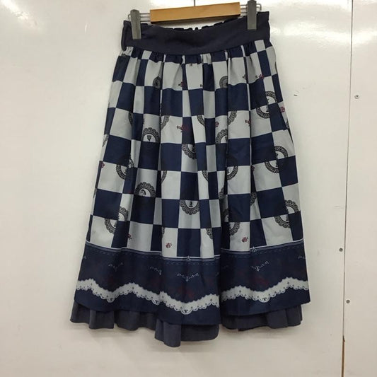 アクシーズファム axes femme スカート ひざ丈スカート フレアスカート カジュアルスカート FREE プリント マルチカラー / マルチカラー / multicolor レディース USED 古着 中古 10152781