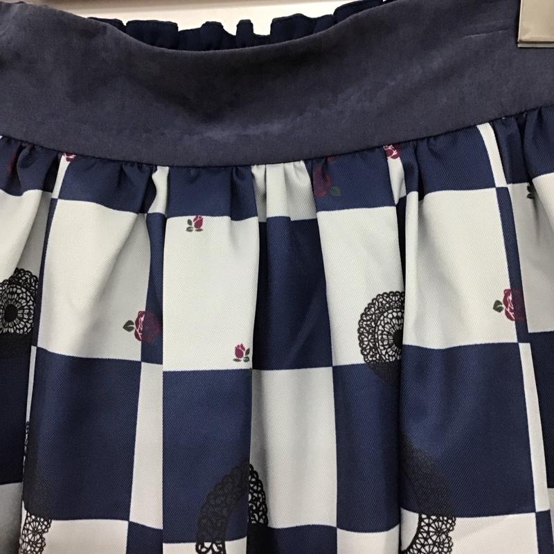 アクシーズファム axes femme スカート ひざ丈スカート フレアスカート カジュアルスカート FREE プリント マルチカラー / マルチカラー / multicolor レディース USED 古着 中古 10152781