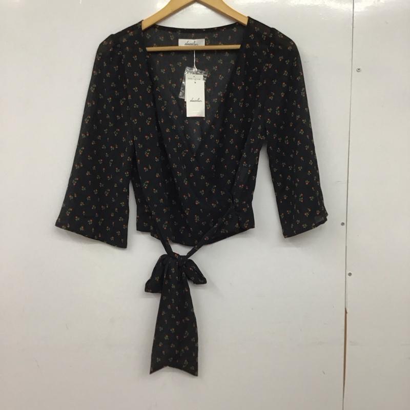 ダズリン dazzlin シャツ、ブラウス 長袖 長袖シャツ プリントシャツ FREE プリント 黒 / ブラック / black レディース USED 古着 中古 10152783