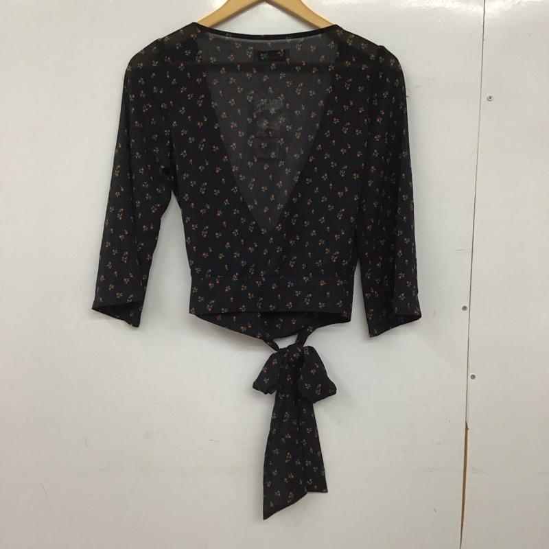 ダズリン dazzlin シャツ、ブラウス 長袖 長袖シャツ プリントシャツ FREE プリント 黒 / ブラック / black レディース USED 古着 中古 10152783