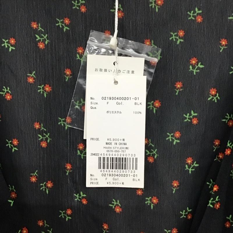 ダズリン dazzlin シャツ、ブラウス 長袖 長袖シャツ プリントシャツ FREE プリント 黒 / ブラック / black レディース USED 古着 中古 10152783