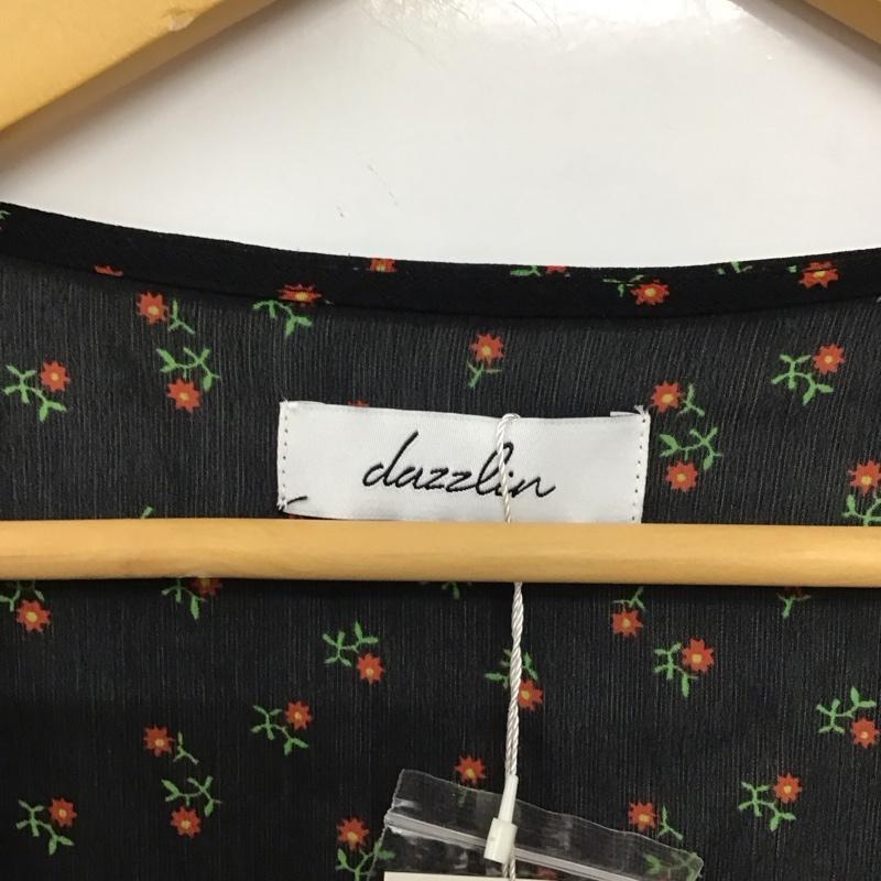 ダズリン dazzlin シャツ、ブラウス 長袖 長袖シャツ プリントシャツ FREE プリント 黒 / ブラック / black レディース USED 古着 中古 10152783