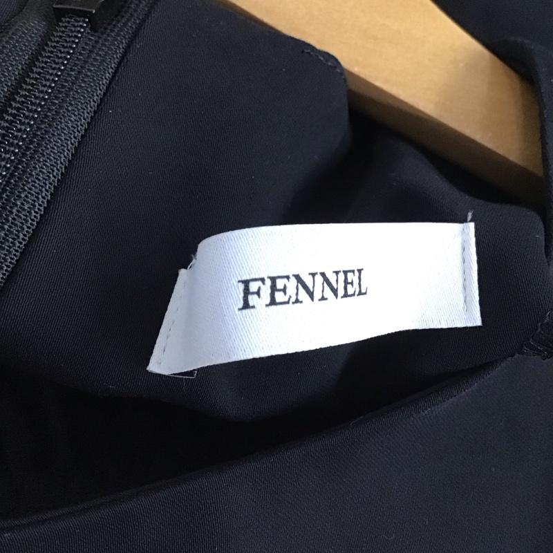 フェンネル FENNEL カットソー 半袖 半袖カットソー 無地シャツ フレアシャツ 無地 黒 / ブラック / black レディース USED 古着 中古 10152784