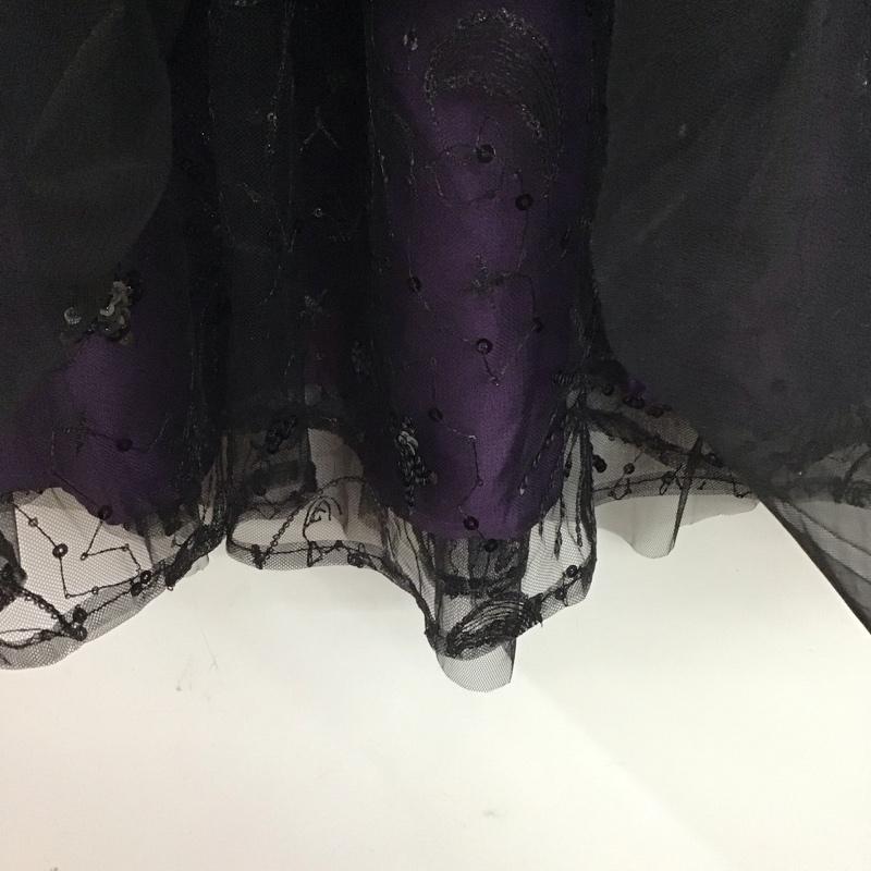 アクシーズファム axes femme スカート ひざ丈スカート ホロスコープ刺繍チュールSK FREE 総柄 黒 / ブラック / black レディース USED 古着 中古 10152797