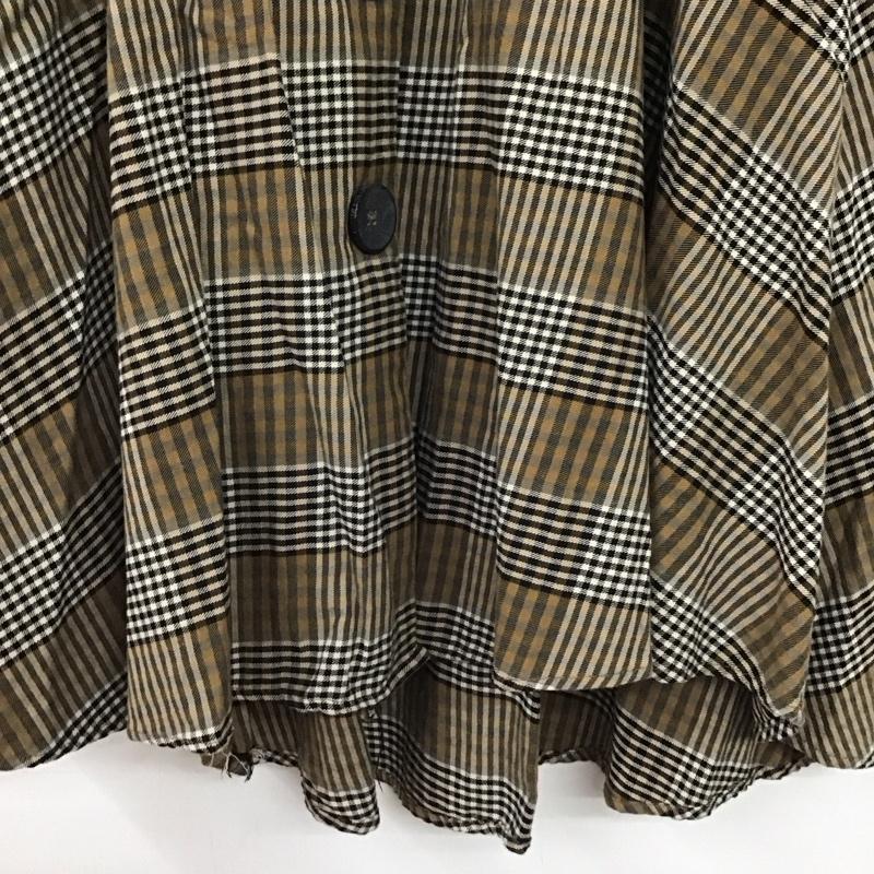 ザラベーシック ZARA BASIC スカート ロングスカート フレアスカート カジュアルスカート S チェック マルチカラー / マルチカラー / multicolor レディース USED 古着 中古 10152800