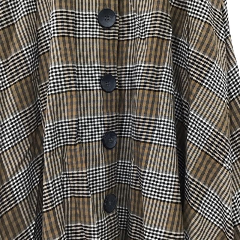ザラベーシック ZARA BASIC スカート ロングスカート フレアスカート カジュアルスカート S チェック マルチカラー / マルチカラー / multicolor レディース USED 古着 中古 10152800