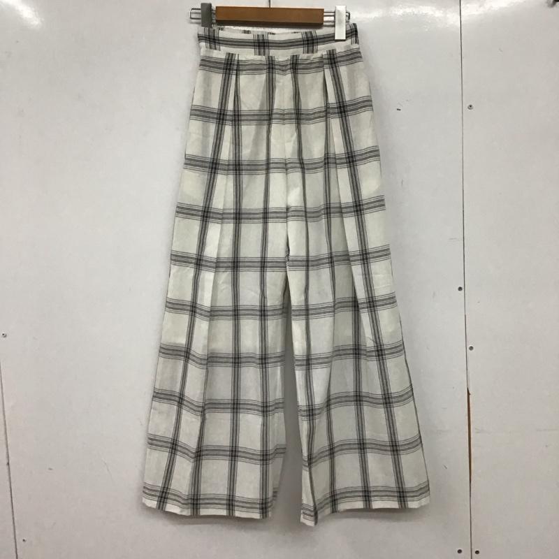 マウジー MOUSSY パンツ ワークパンツ、ペインターパンツ 250bsa31-521d ワイドチェックイージーパンツ S プリント マルチカラー / マルチカラー / multicolor レディース USED 古着 中古 10152801