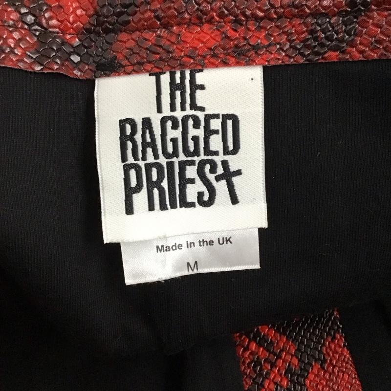 ザ・ラギド・プリースト THE RAGGED PRIEST パンツ ワークパンツ、ペインターパンツ フェイクレザーパンツ ワイドパンツ カジュアルパンツ M プリント 赤 / レッド / red レディース USED 古着 中古 10152802