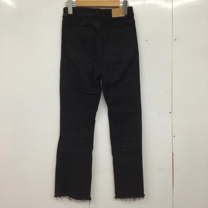 ザラ ZARA パンツ デニム、ジーンズ デニムパンツ スリムパンツ カジュアルパンツ ストレッチパンツ 32インチ 無地 黒 / ブラック / black レディース USED 古着 中古 10152803