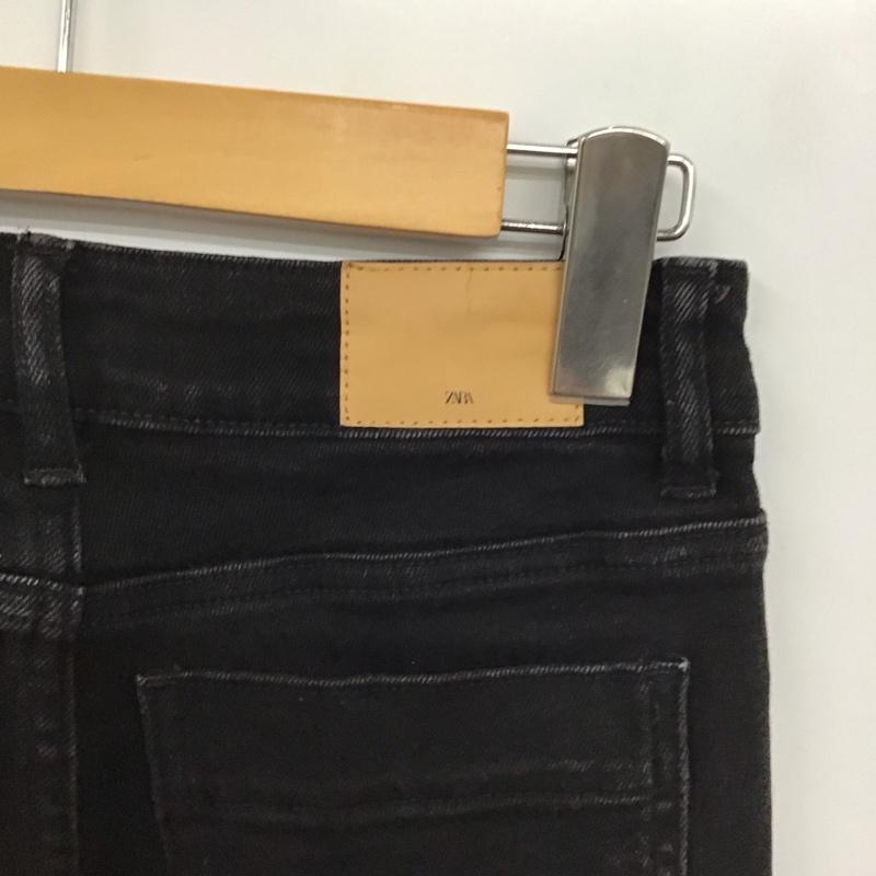 ザラ ZARA パンツ デニム、ジーンズ デニムパンツ スリムパンツ カジュアルパンツ ストレッチパンツ 32インチ 無地 黒 / ブラック / black レディース USED 古着 中古 10152803