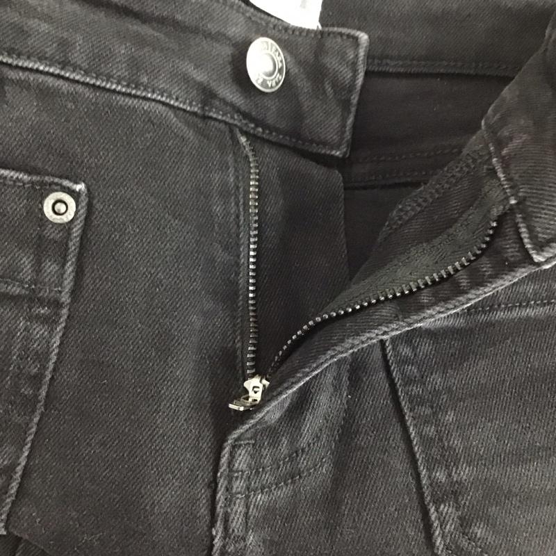 ザラ ZARA パンツ デニム、ジーンズ デニムパンツ スリムパンツ カジュアルパンツ ストレッチパンツ 32インチ 無地 黒 / ブラック / black レディース USED 古着 中古 10152803