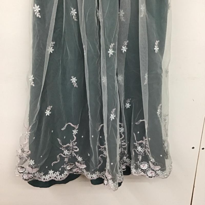 アクシーズファム axes femme ワンピース ロングスカート ノースリーブロングワンピース フレアスカート M 刺繍 緑 / グリーン / green レディース USED 古着 中古 10152805