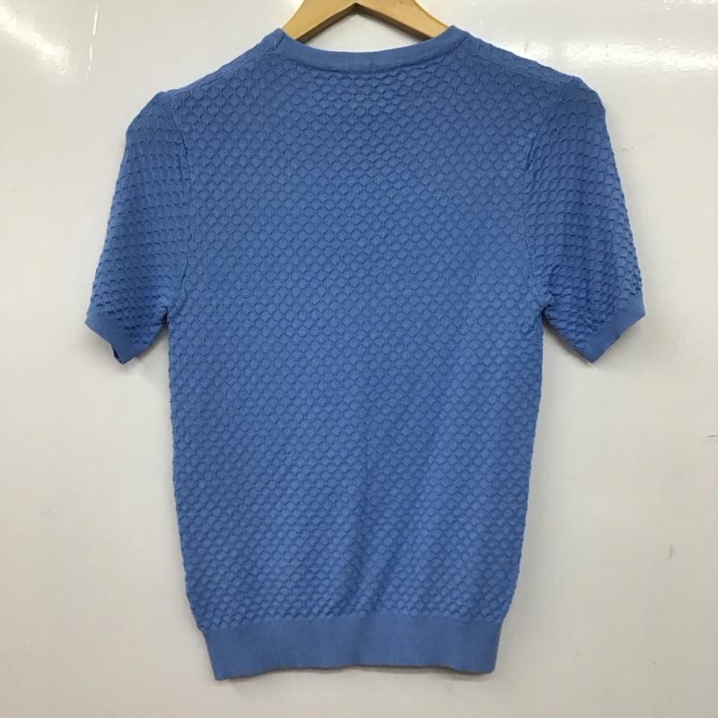 ザラ ZARA カットソー 半袖 半袖カットソー クルーネックカットソー M  青 / ブルー / blue レディース USED 古着 中古 10152809