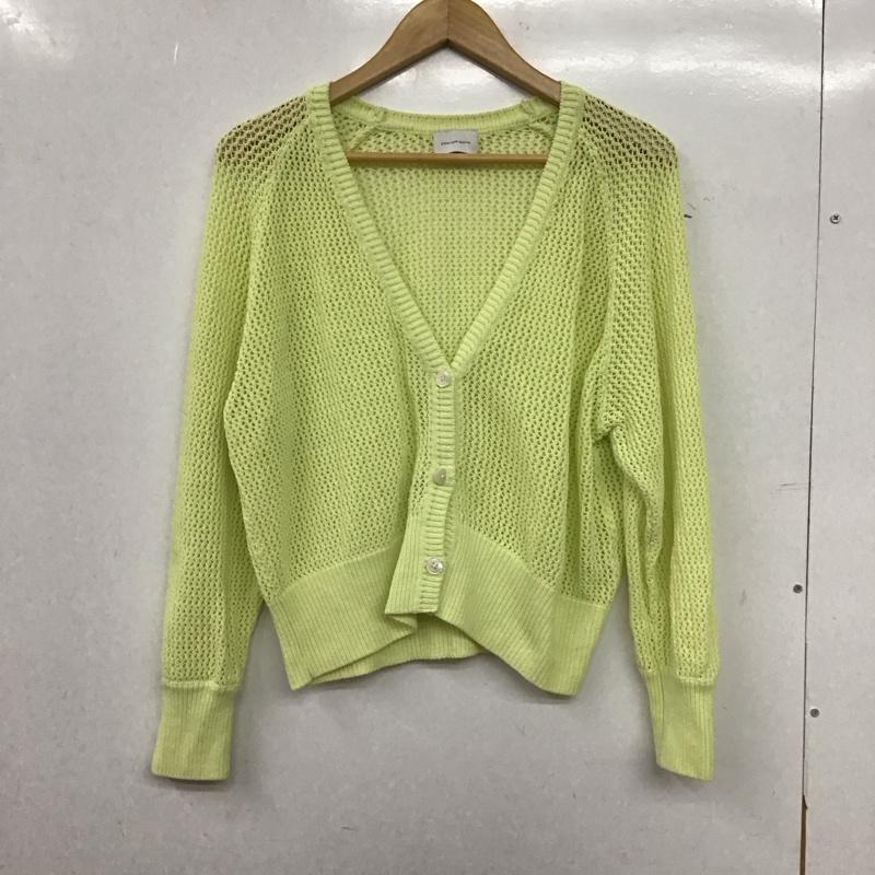 グリーンレーベルリラクシング green label relaxing カーディガン 長袖 長袖カーディガン 前ボタン ニットカーディガン 無地 黄 / イエロー / yellow レディース USED 古着 中古 10152811