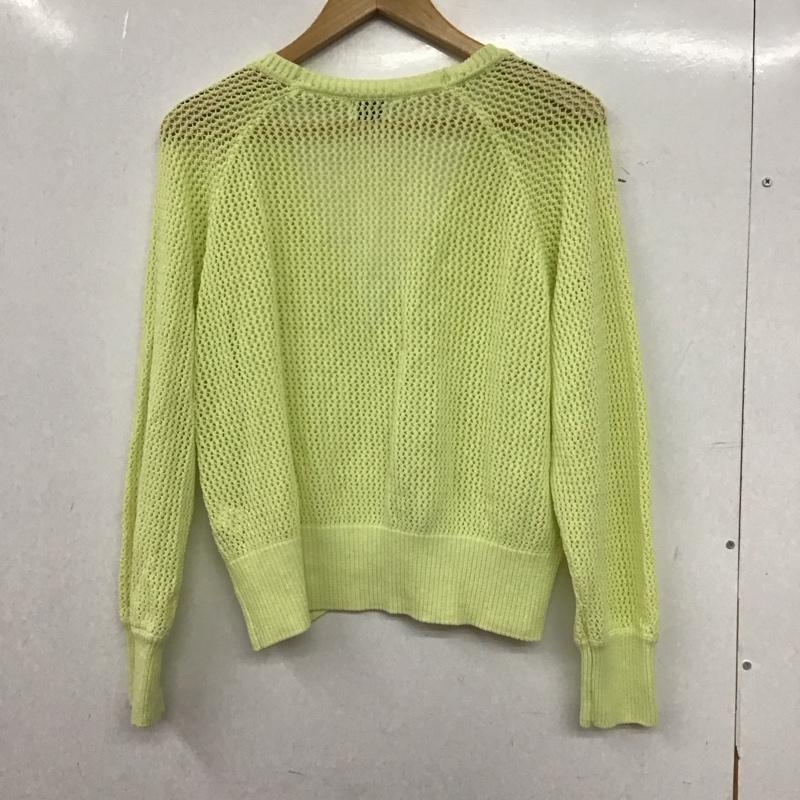 グリーンレーベルリラクシング green label relaxing カーディガン 長袖 長袖カーディガン 前ボタン ニットカーディガン 無地 黄 / イエロー / yellow レディース USED 古着 中古 10152811