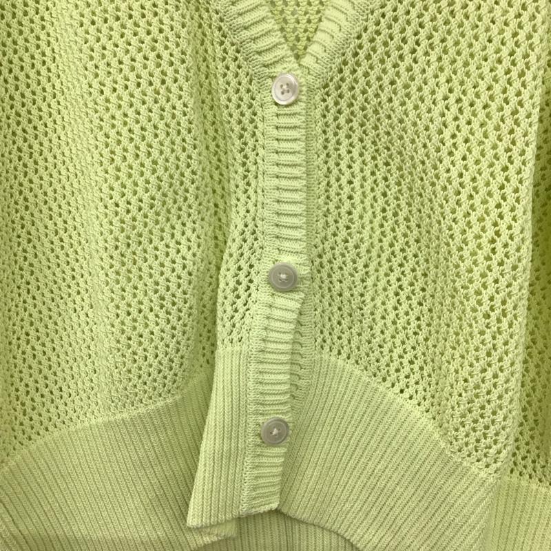 グリーンレーベルリラクシング green label relaxing カーディガン 長袖 長袖カーディガン 前ボタン ニットカーディガン 無地 黄 / イエロー / yellow レディース USED 古着 中古 10152811