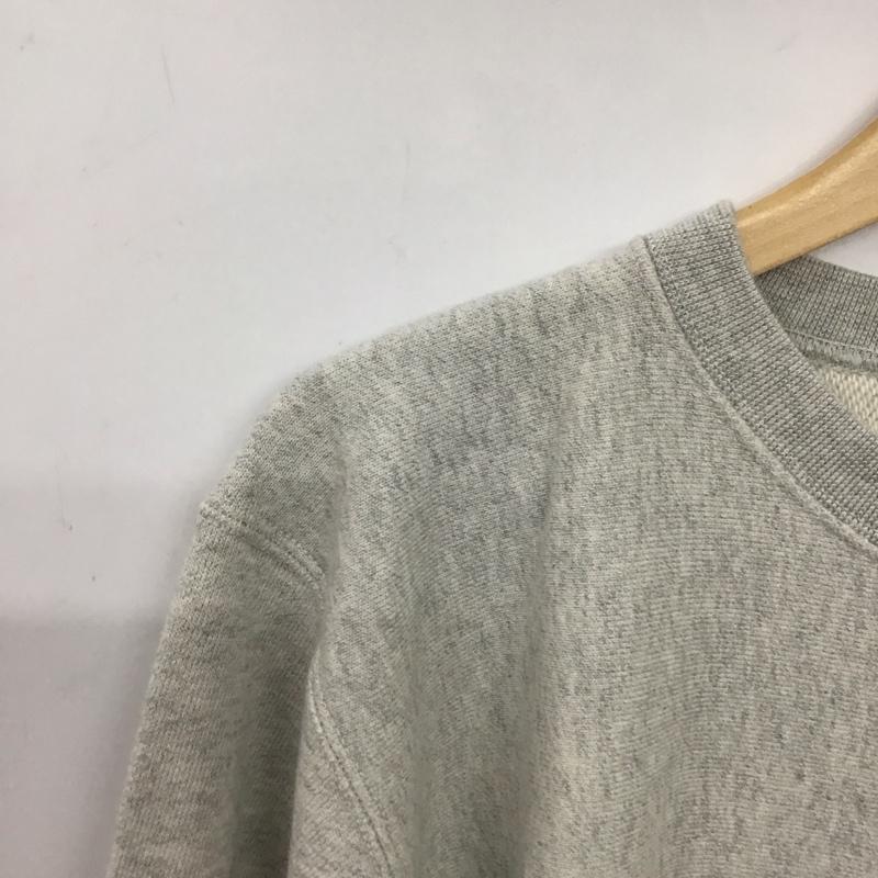 チャンピオン Champion トレーナー 長袖 c8-v003 長袖トレーナー スウェット クルーネック プルオーバー L ロゴ、文字 灰 / グレー / gray メンズ USED 古着 中古 10152816