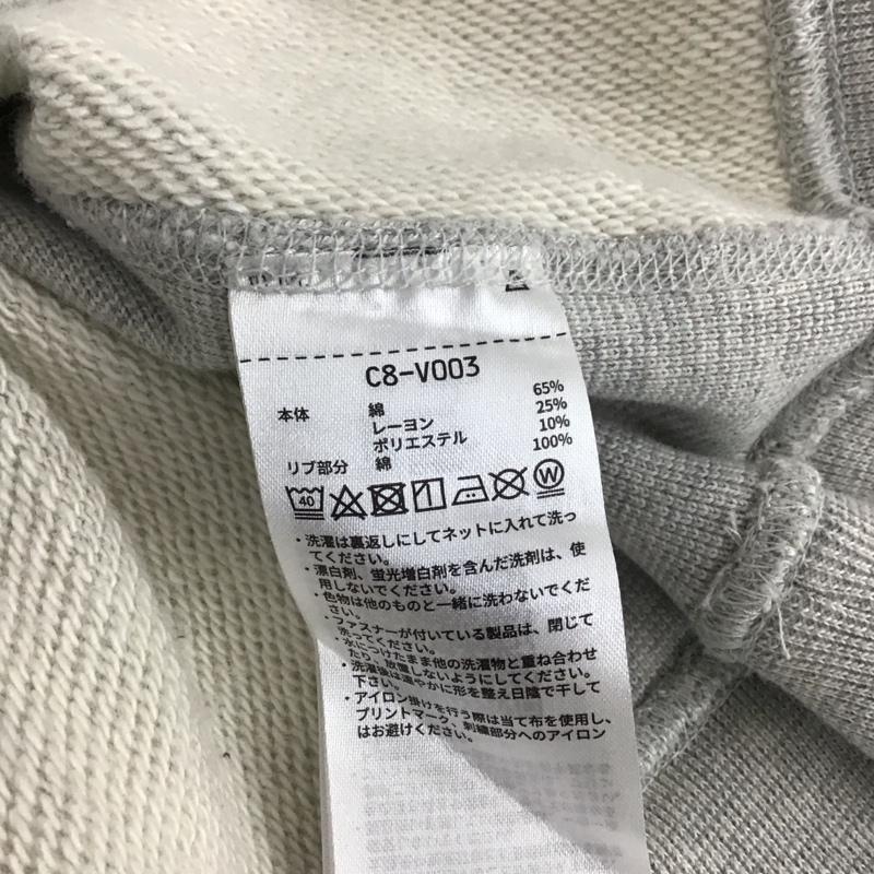 チャンピオン Champion トレーナー 長袖 c8-v003 長袖トレーナー スウェット クルーネック プルオーバー L ロゴ、文字 灰 / グレー / gray メンズ USED 古着 中古 10152816