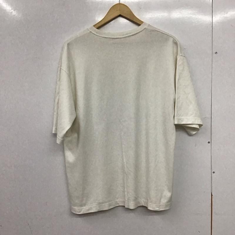 パブリックトウキョウ PUBLIC TOKYO Tシャツ 半袖 半袖カットソー 無地Tシャツ クルーネックカットソー 2 無地 白 / ホワイト / white メンズ USED 古着 中古 10152817
