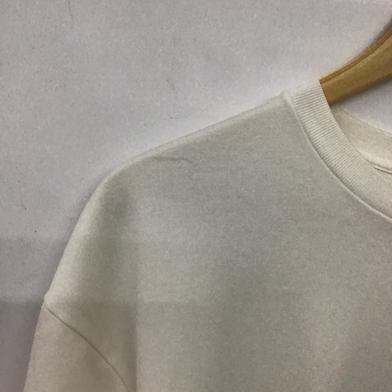 パブリックトウキョウ PUBLIC TOKYO Tシャツ 半袖 半袖カットソー 無地Tシャツ クルーネックカットソー 2 無地 白 / ホワイト / white メンズ USED 古着 中古 10152817
