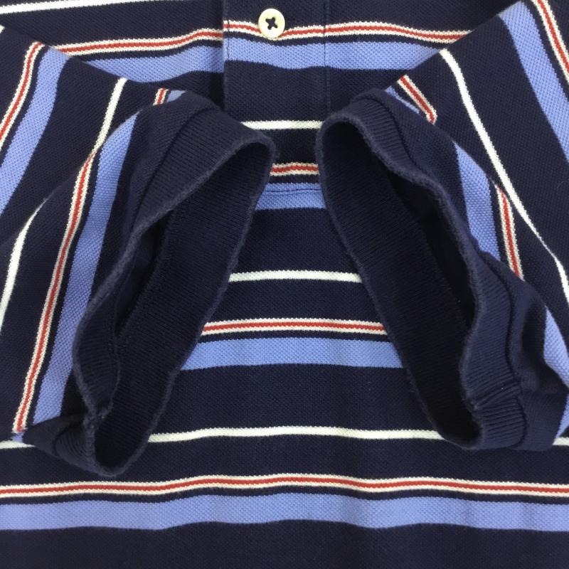 ポロラルフローレン POLO RALPH LAUREN ポロシャツ 半袖 XL ボーダー柄 青 / ブルー / blue メンズ USED 古着 中古 10152821