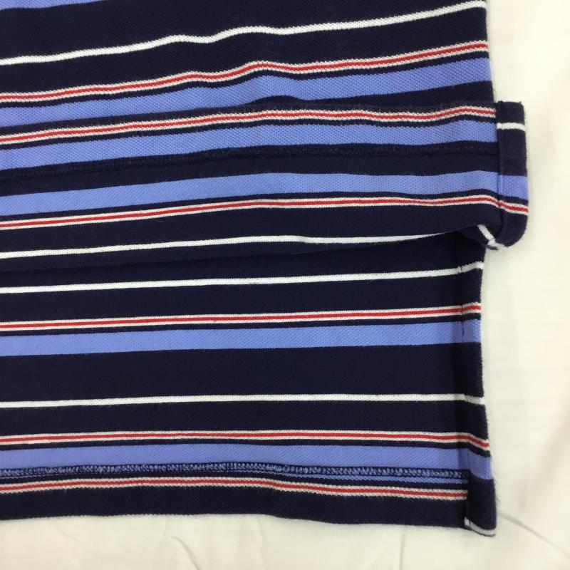ポロラルフローレン POLO RALPH LAUREN ポロシャツ 半袖 XL ボーダー柄 青 / ブルー / blue メンズ USED 古着 中古 10152821