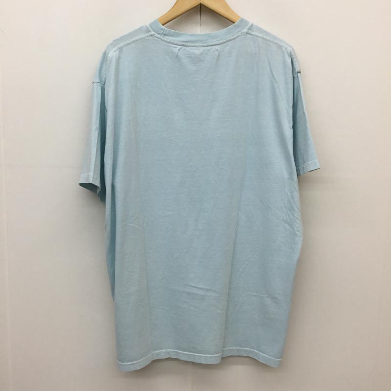 ユニオン UNION Tシャツ 半袖 4 ロゴ、文字 水色 / ライトブルー / メンズ USED 古着 中古 10152822