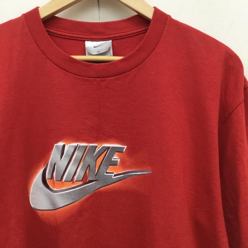 ナイキ NIKE Tシャツ 半袖 00s M ロゴ、文字 赤 / レッド / red メンズ USED 古着 中古 10152823