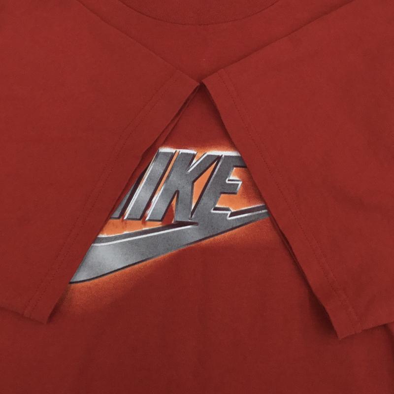 ナイキ NIKE Tシャツ 半袖 00s M ロゴ、文字 赤 / レッド / red メンズ USED 古着 中古 10152823