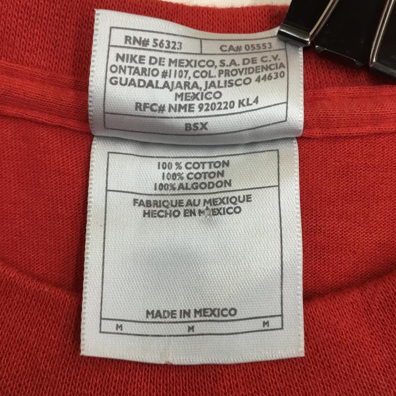 ナイキ NIKE Tシャツ 半袖 00s M ロゴ、文字 赤 / レッド / red メンズ USED 古着 中古 10152823