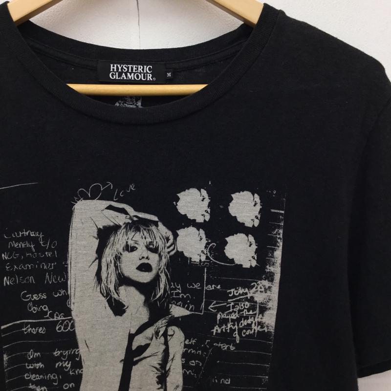 ヒステリックグラマー HYSTERIC GLAMOUR Tシャツ 半袖 0251CT08 15SS COURTNEY LOVE Tee M  黒 / ブラック / black メンズ USED 古着 中古 10152825